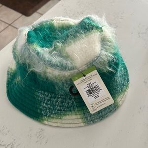 ☘️☘️☘️ NWT Women’s Alpine design Green Plaid brushed Bucket Hat St paddy’s Day